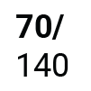 Handtuchgröße 70 x 140 cm